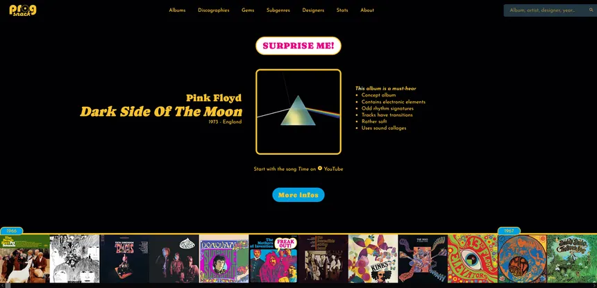 Prog Snack website screenshot